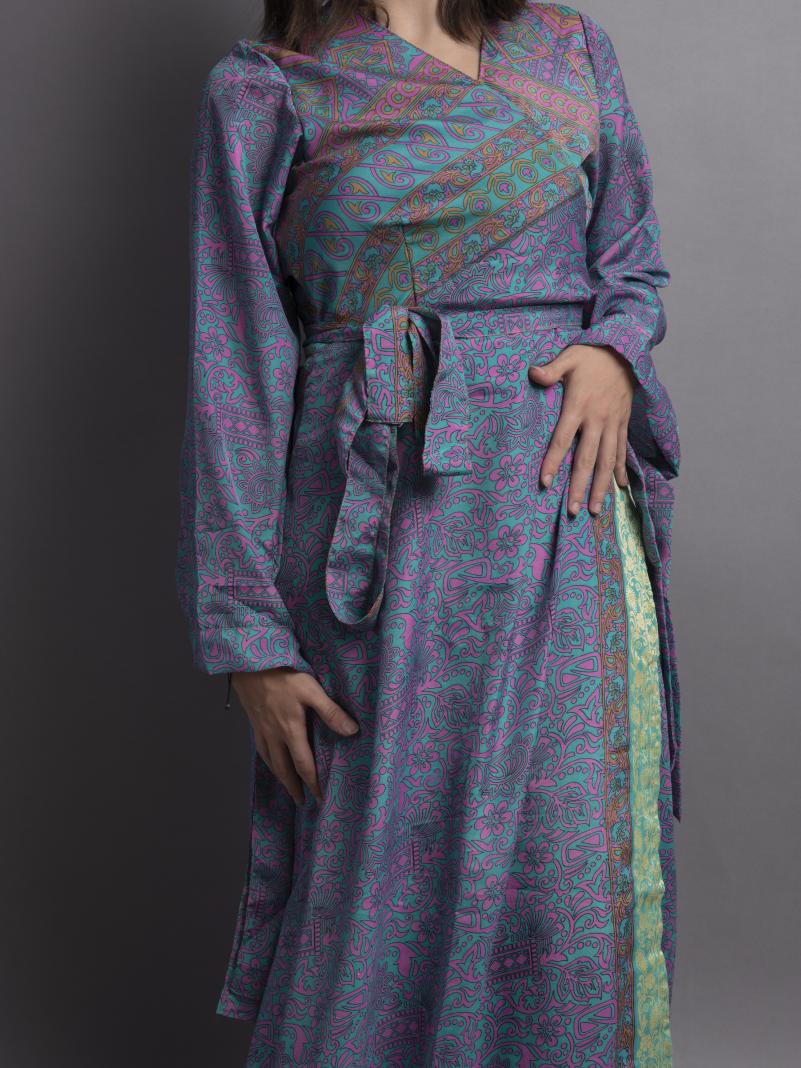 Kimono SM azzurro e rosa – Tibet