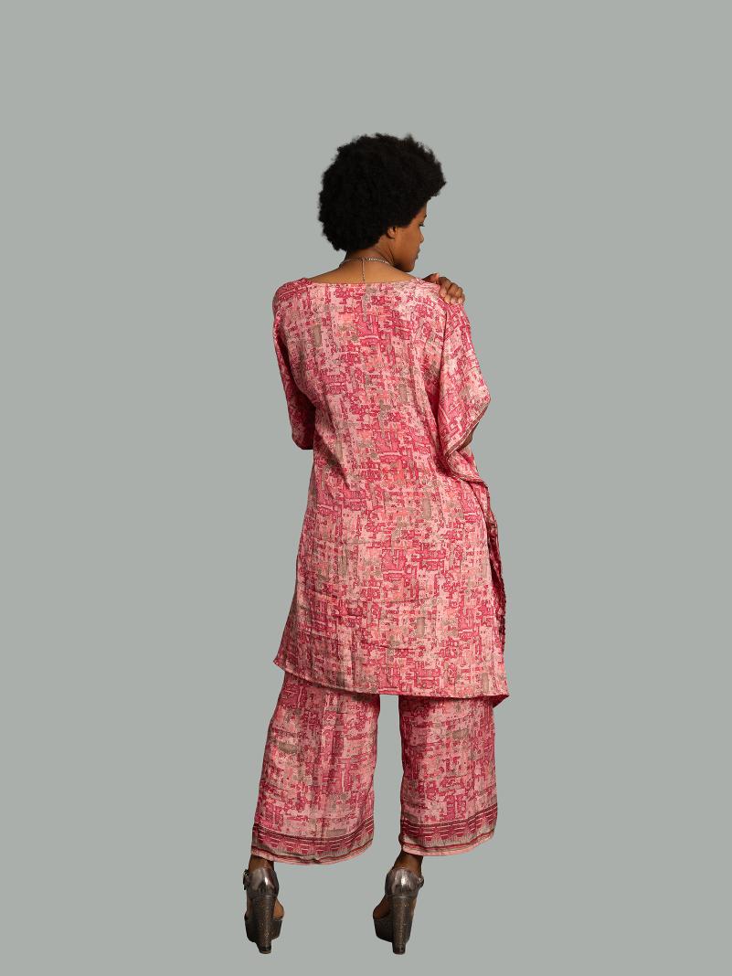 Caftano e pantalone rosa - Jaisalmer