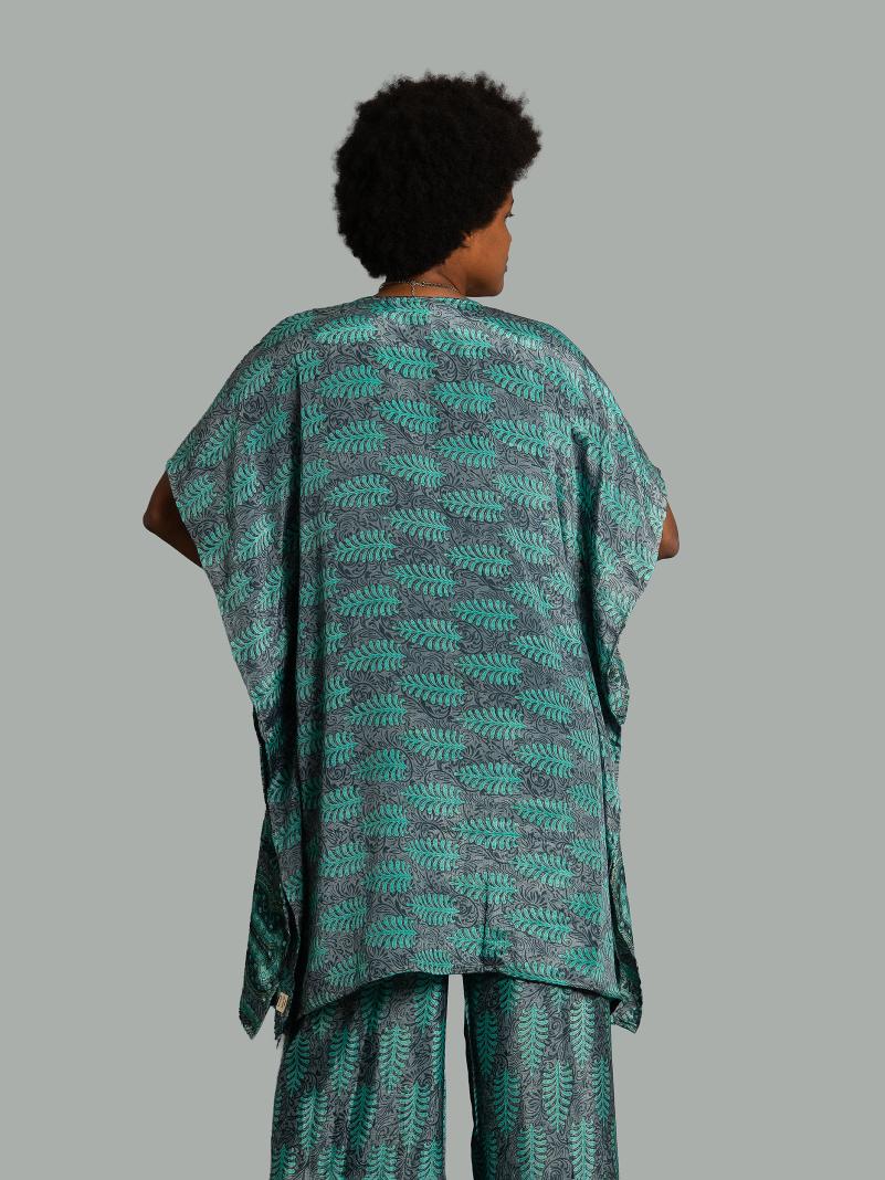 Caftano e pantalone azzurro - Jaisalmer