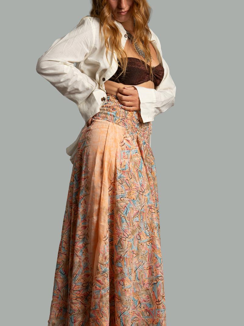 Gonna etnica rosa – Calcutta