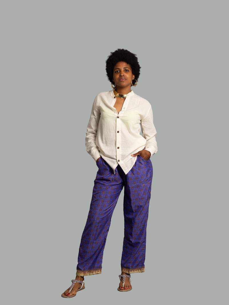 Pantalone violetto LXL - Hanuman
