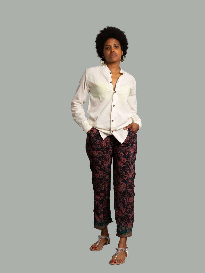 Pantalone nero SM - Hanuman