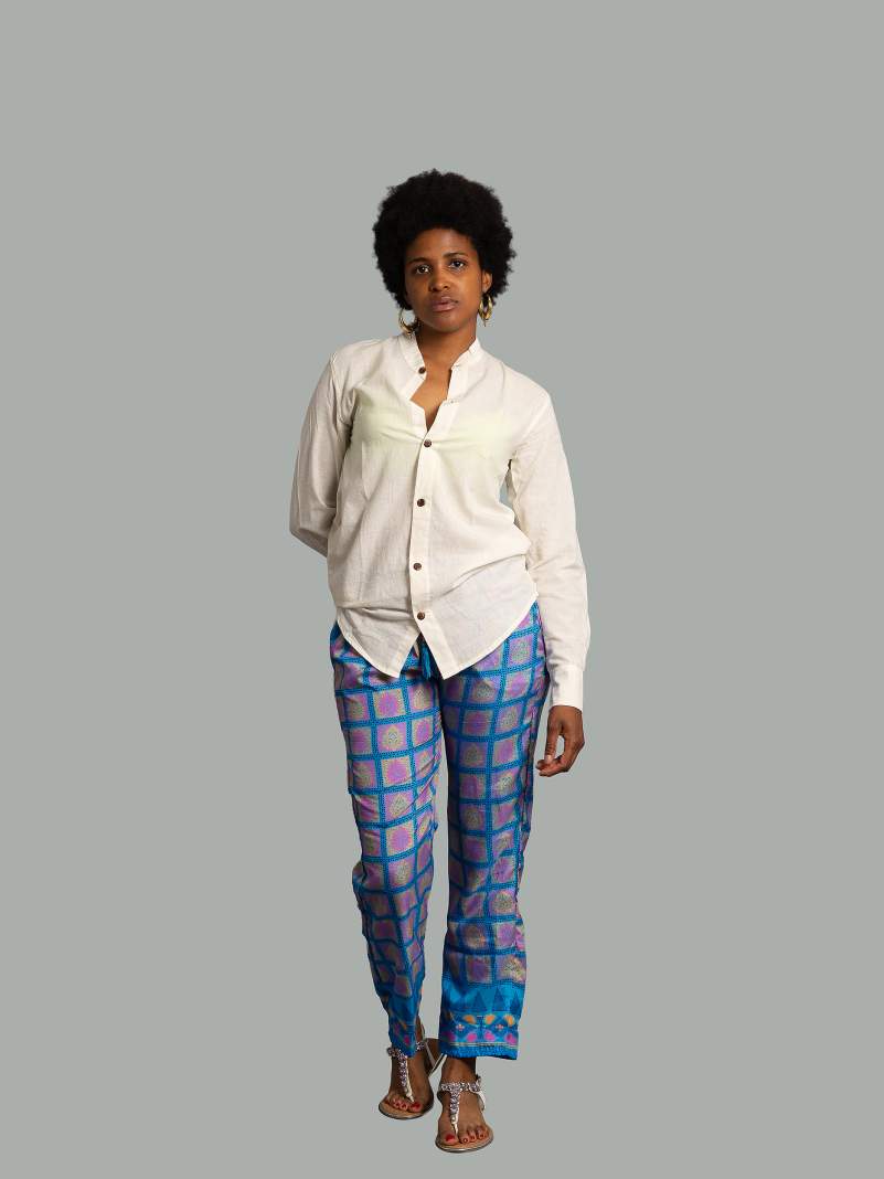 Pantalone azzurro SM - Hanuman