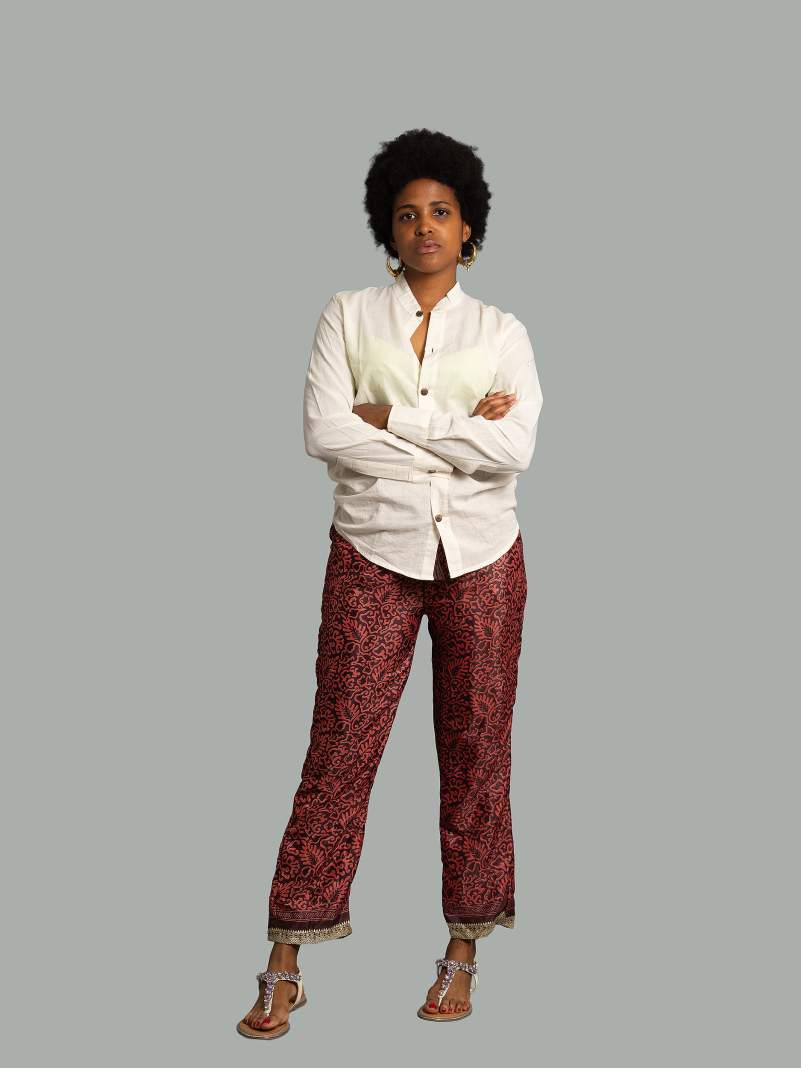 Pantalone amaranto SM - Hanuman
