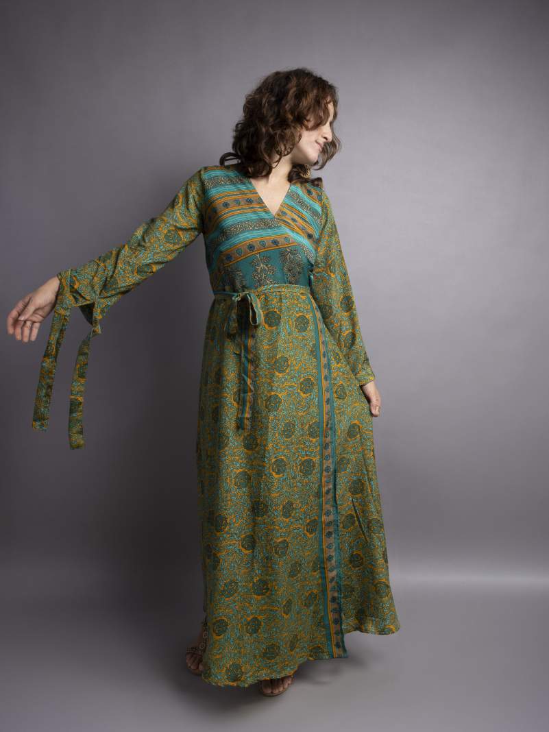 Kimono verde – Tibet