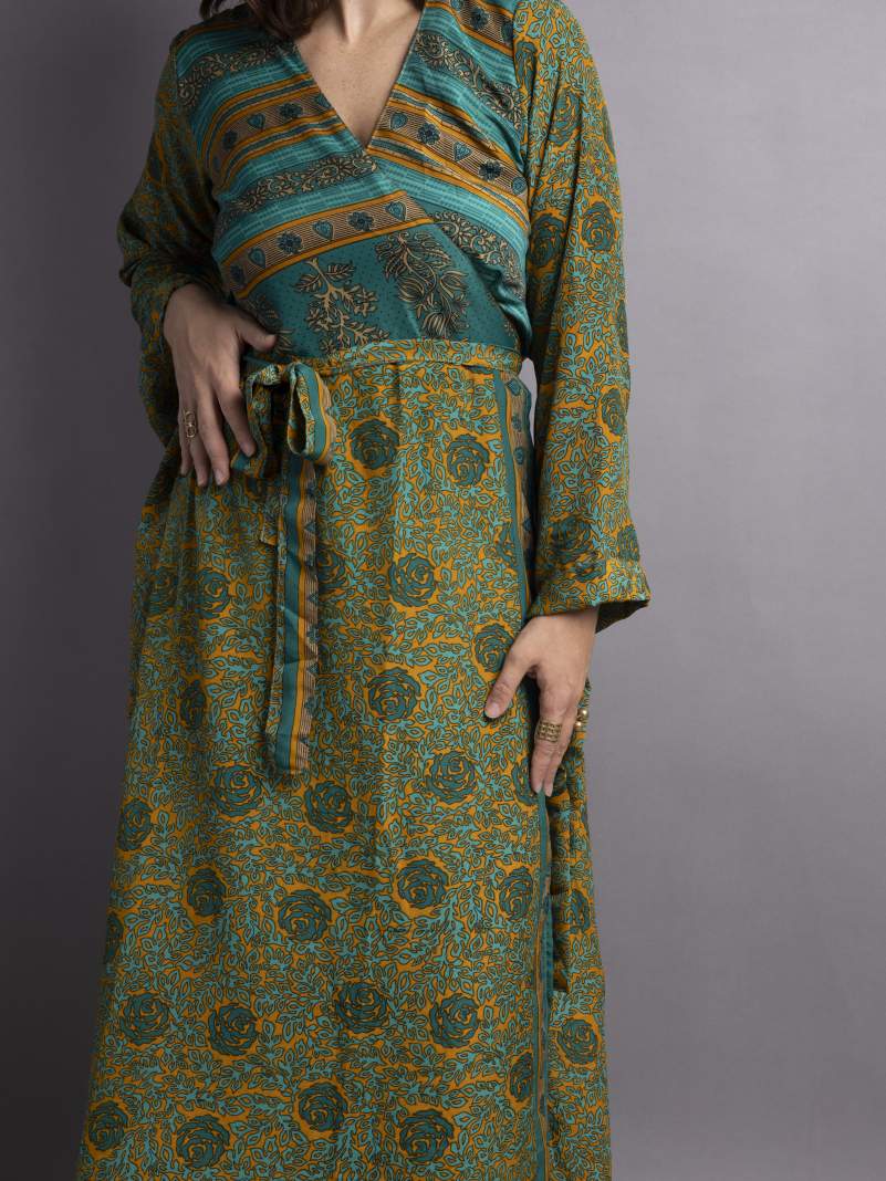 Kimono verde – Tibet