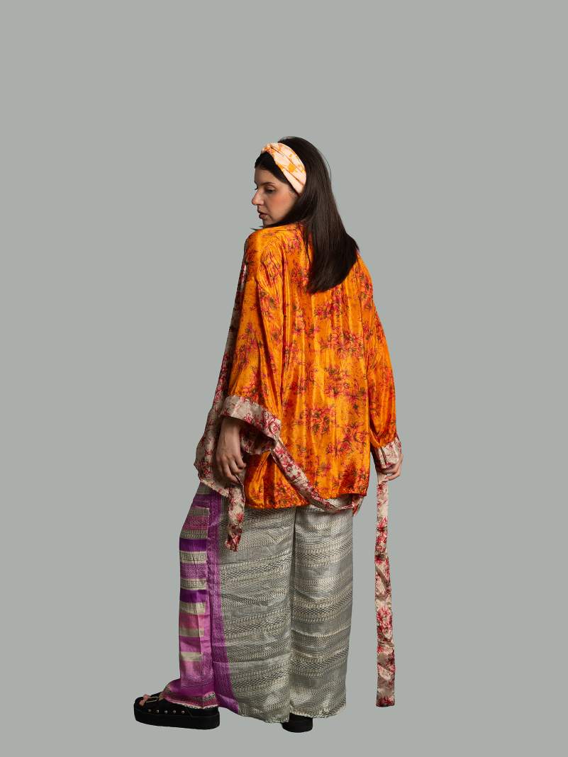 Pantalone lilla e grigio - Lucknow