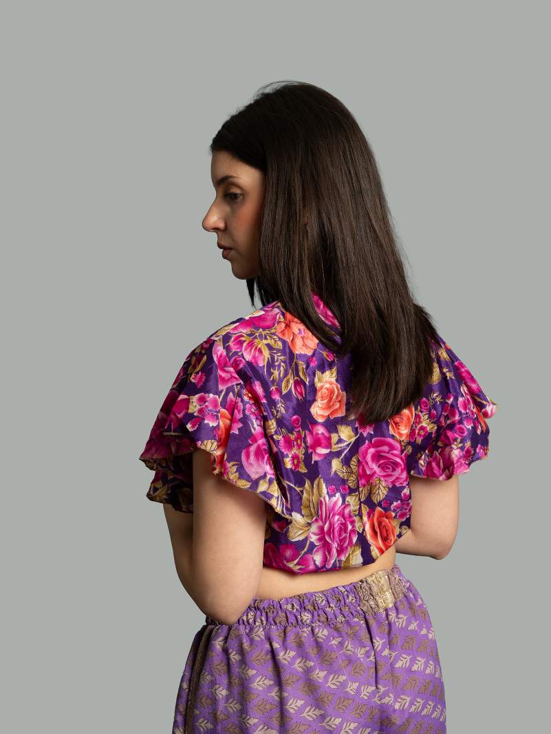 Wrap Top fiori – Bengala