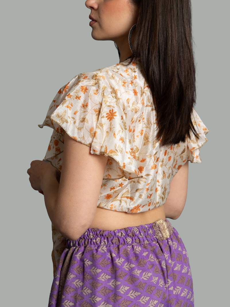 Wrap Top bianco – Bengala