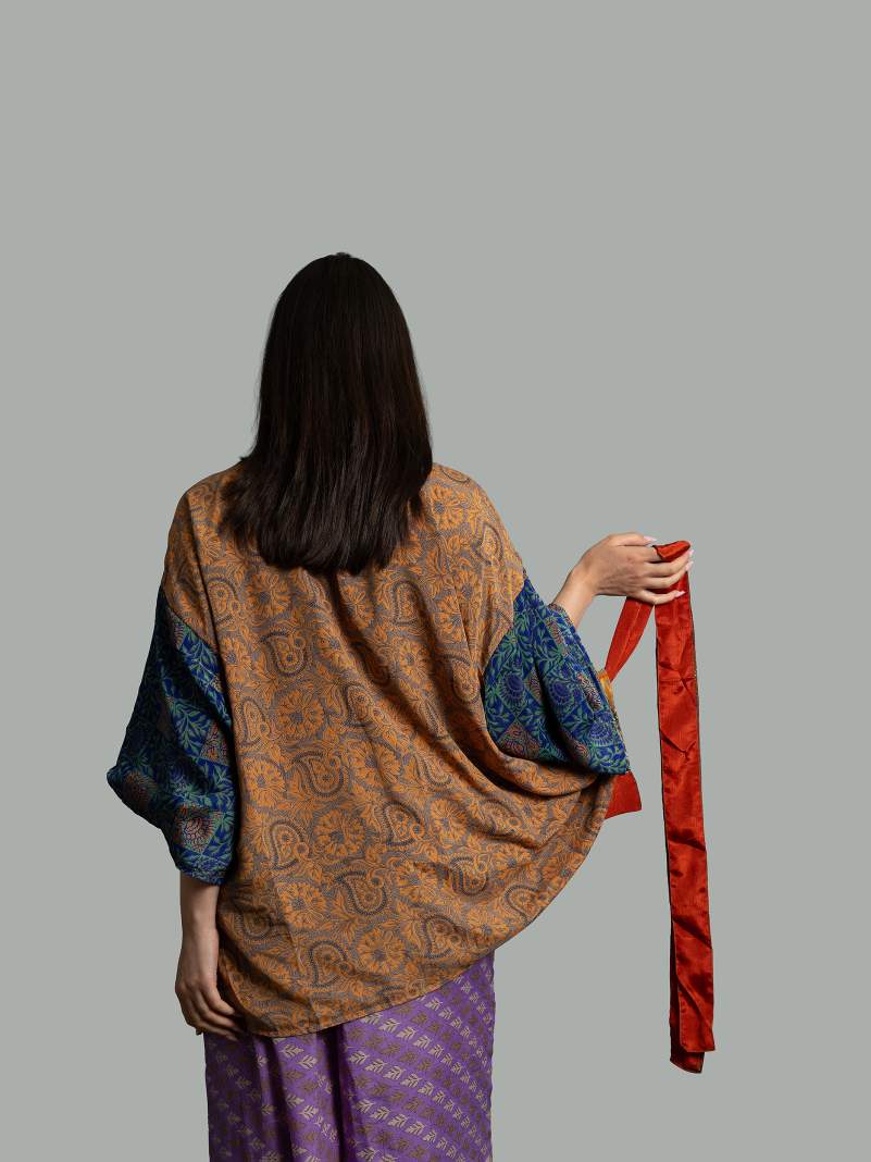 Kimono Corto Patchwork Reversibile 51