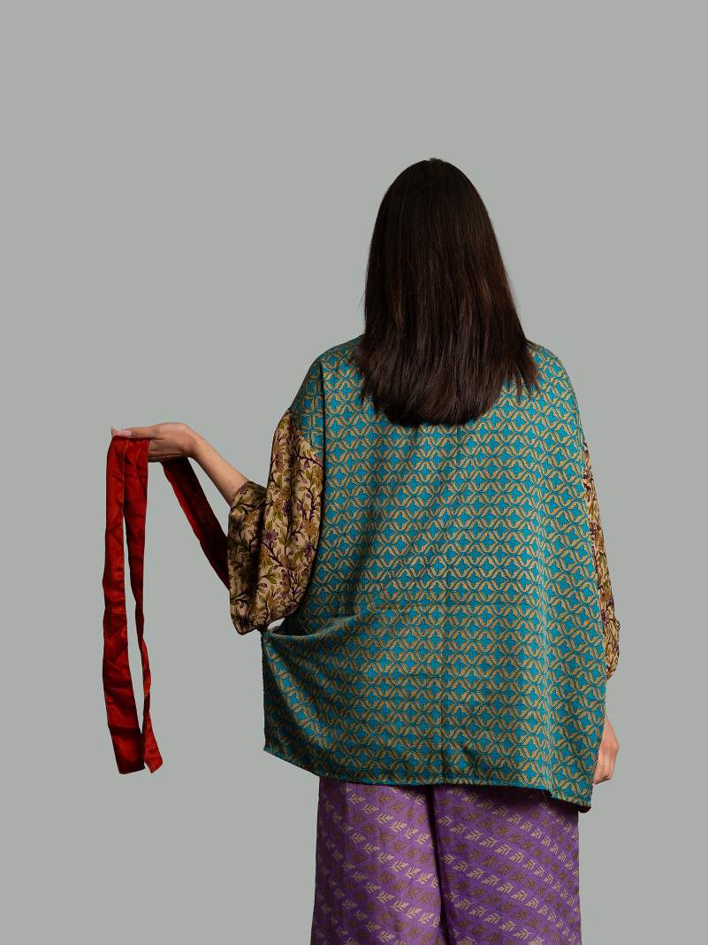Kimono Corto Patchwork Reversibile 51