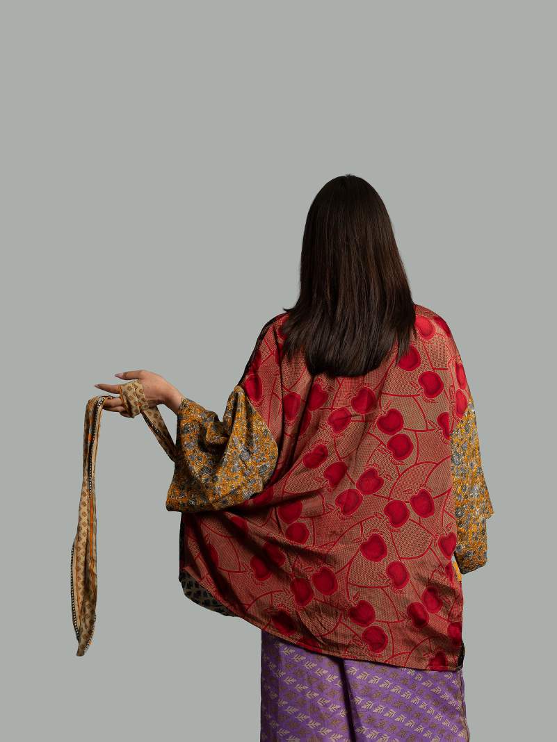 Kimono Corto Patchwork Reversibile 52