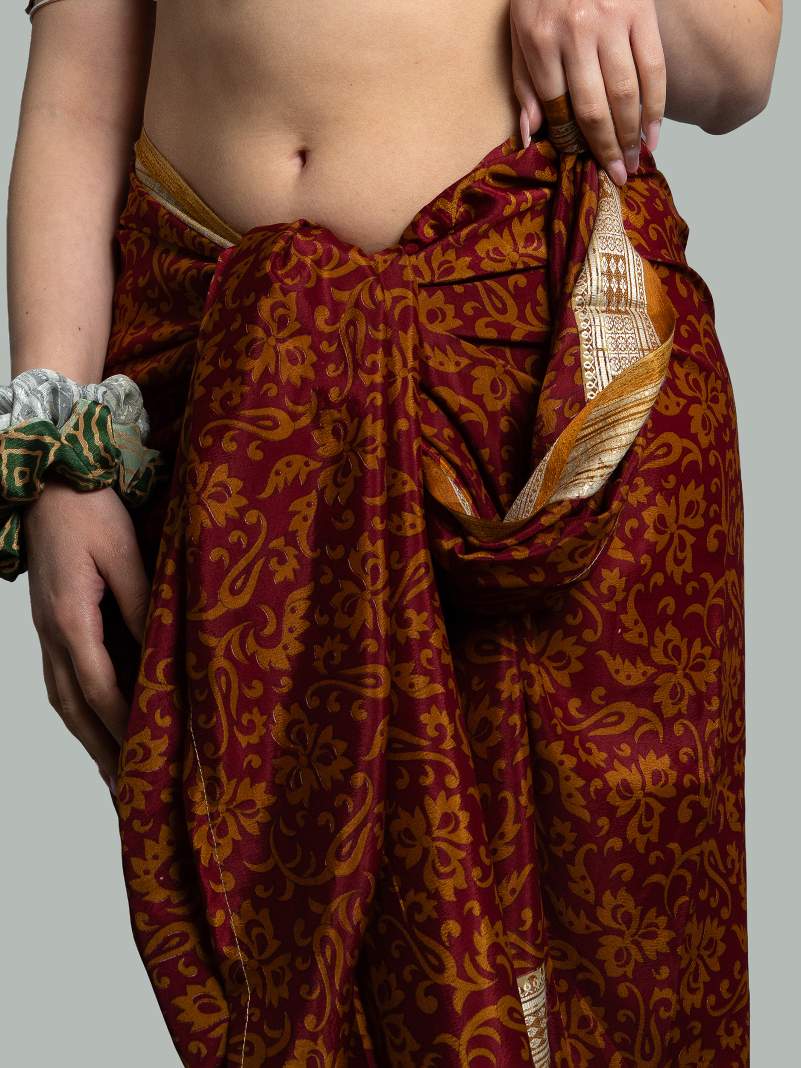 Pareo rosso - Sari vintage