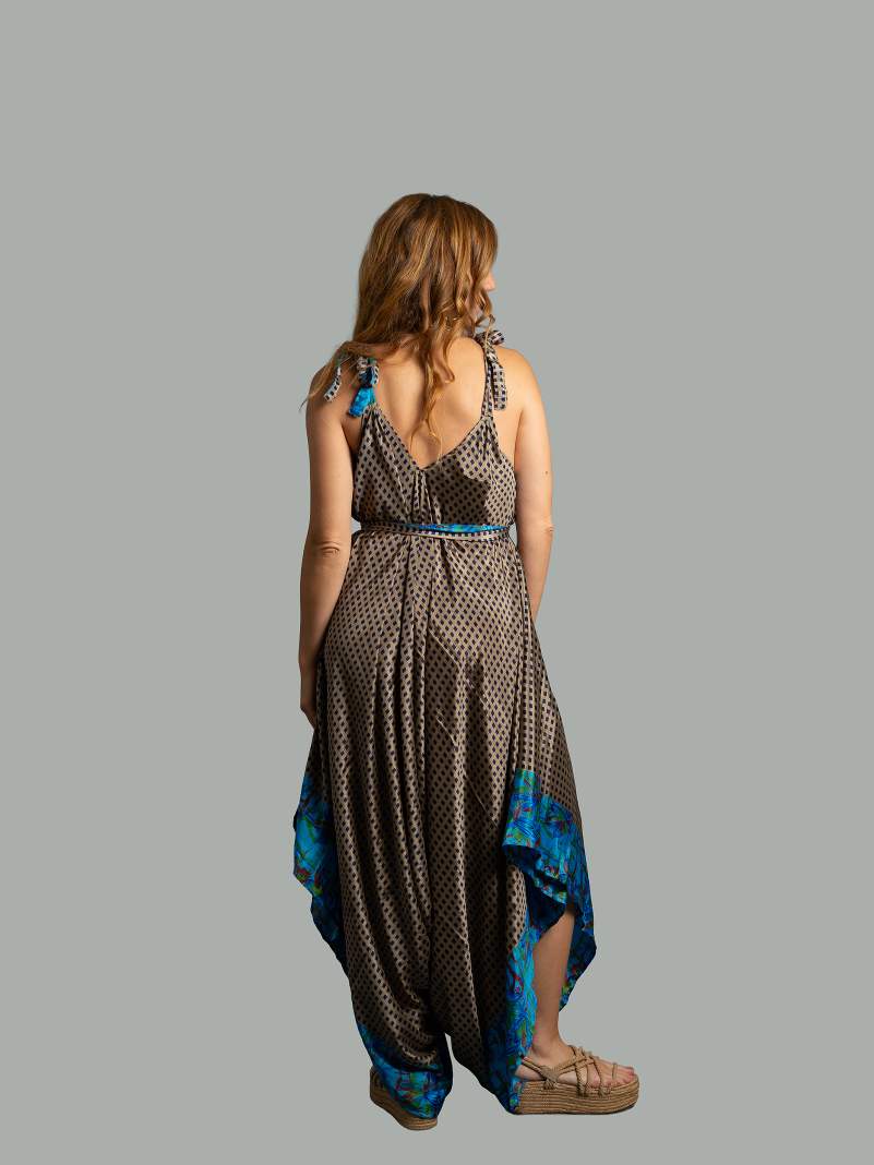 Tuta jumpsuit quadri – Yoga