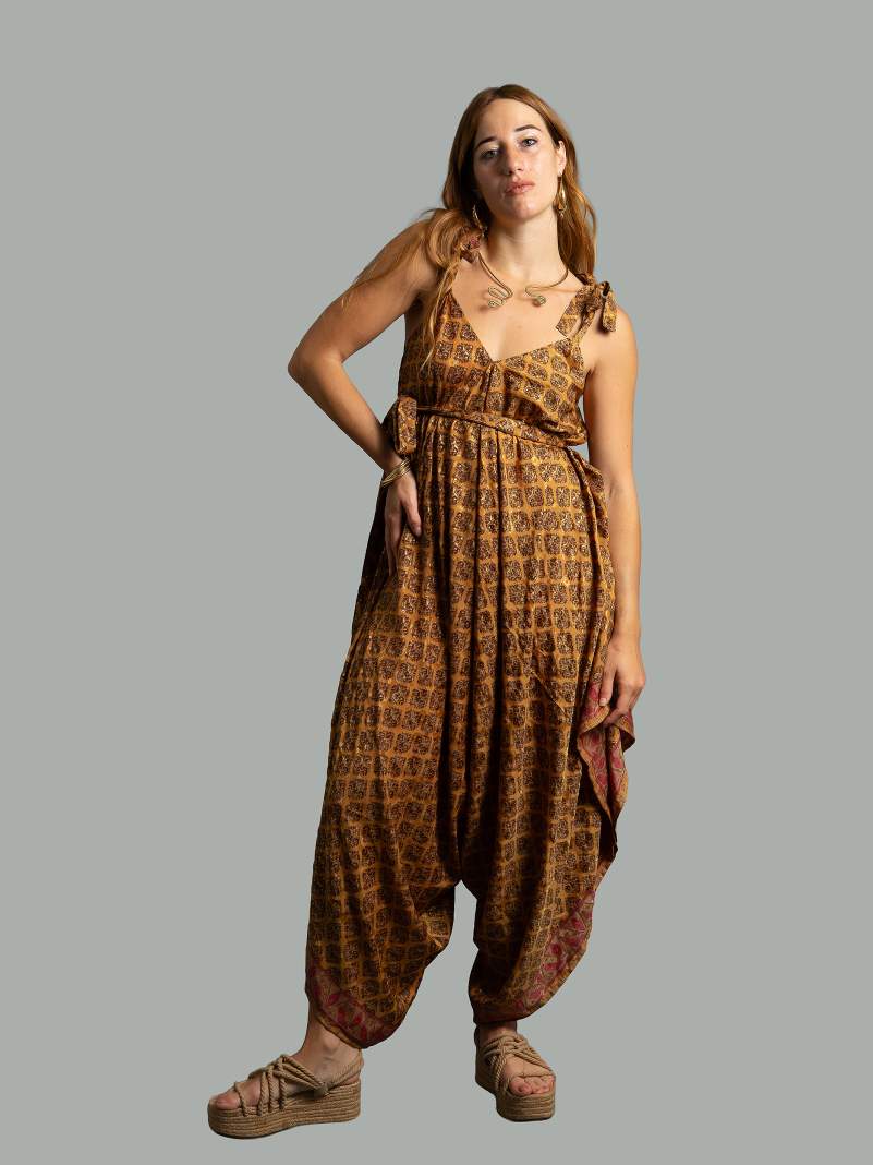 Tuta jumpsuit giallo – Yoga