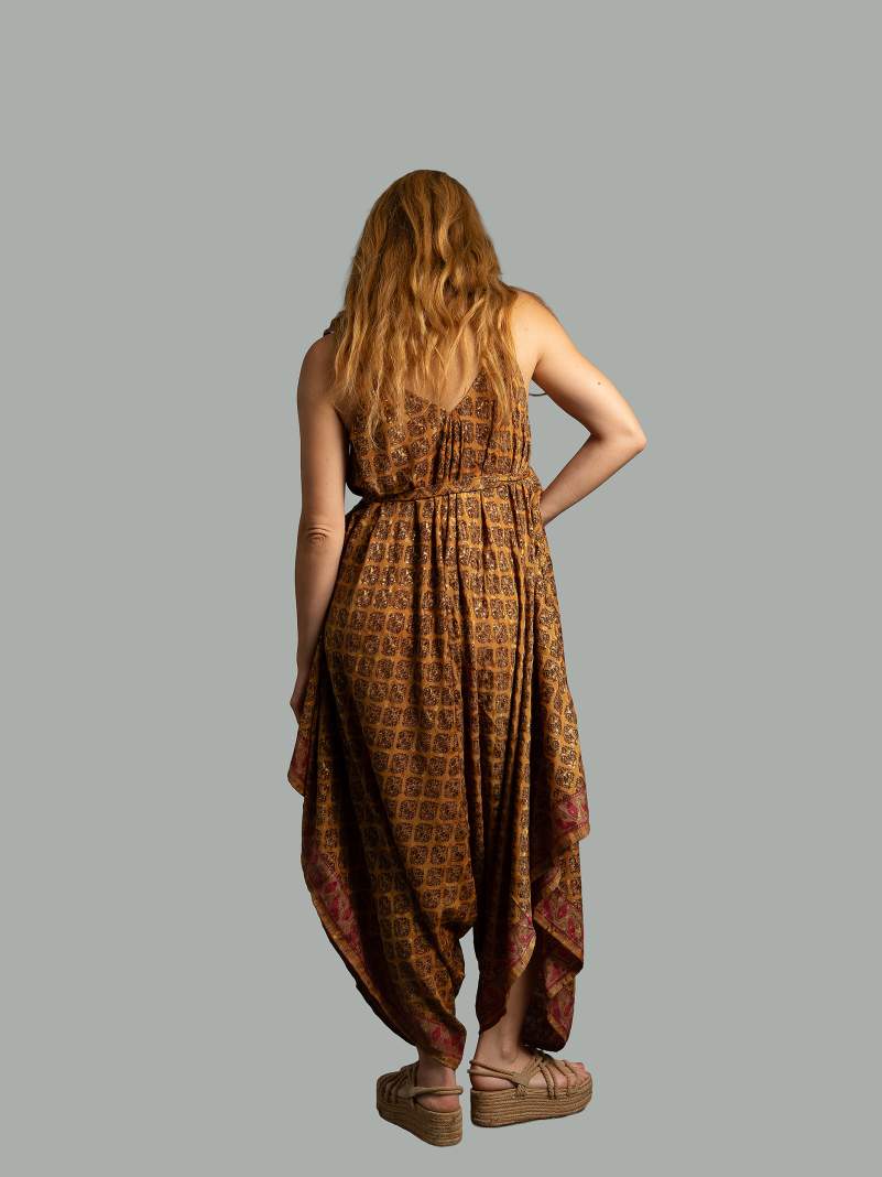 Tuta jumpsuit giallo – Yoga