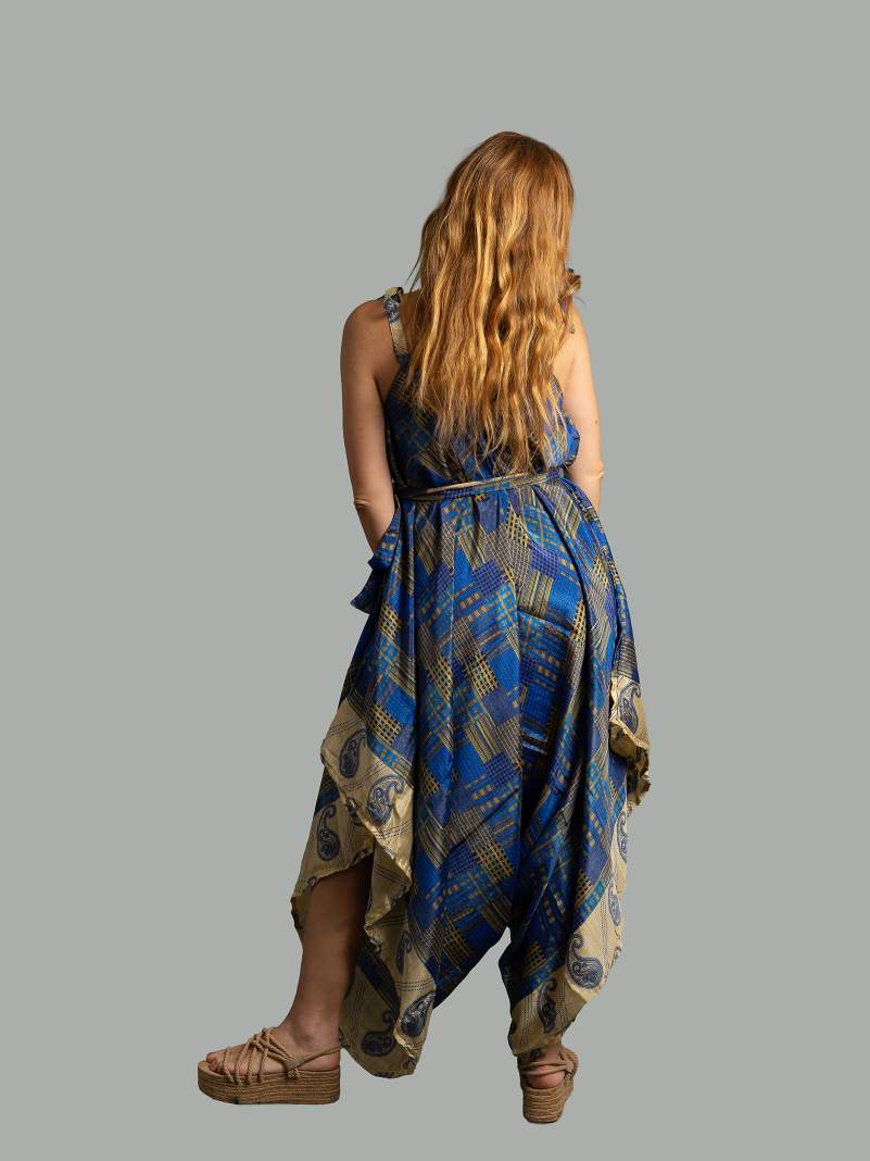 Tuta jumpsuit azzurro – Yoga