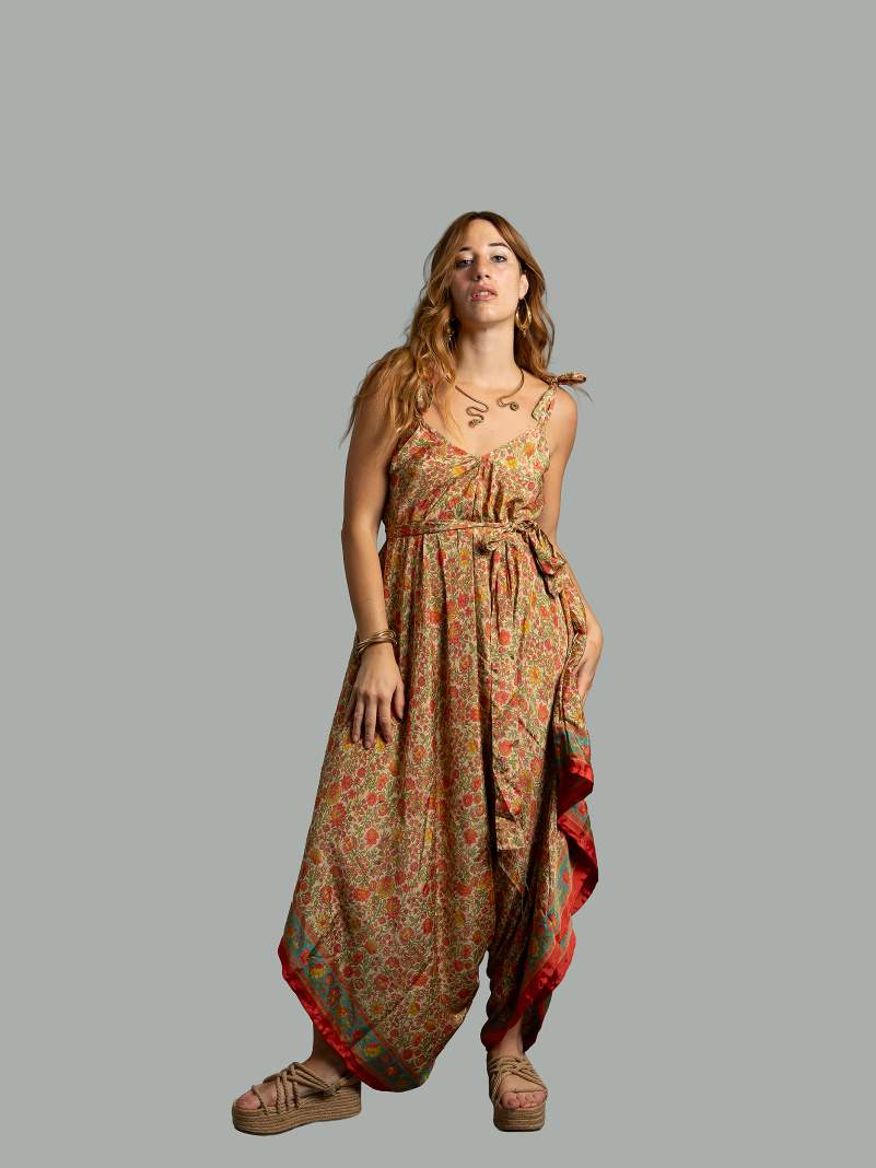 Tuta jumpsuit fiori – Yoga