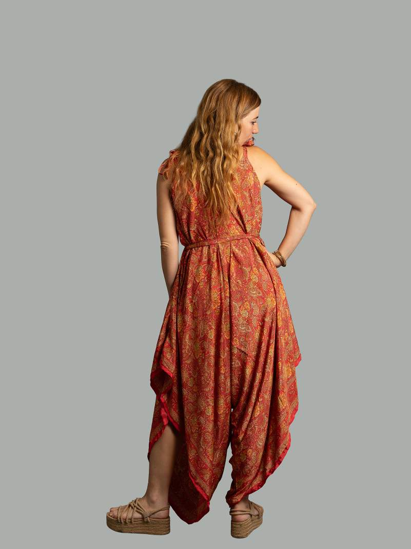 Tuta jumpsuit rosso – Yoga