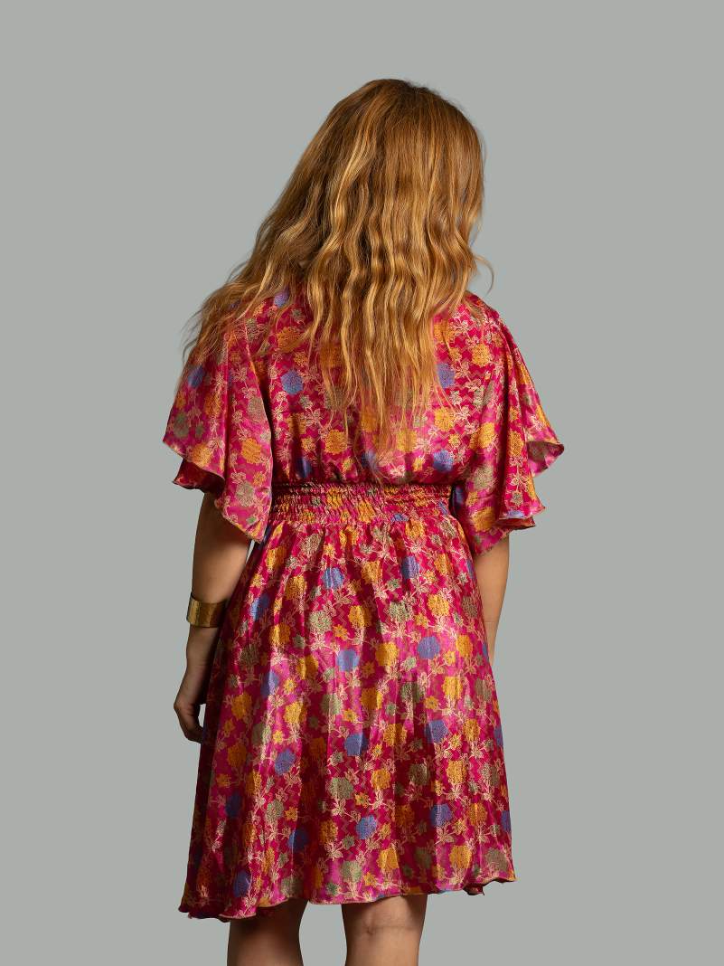 Abitino con maniche corte rosa - Haryana