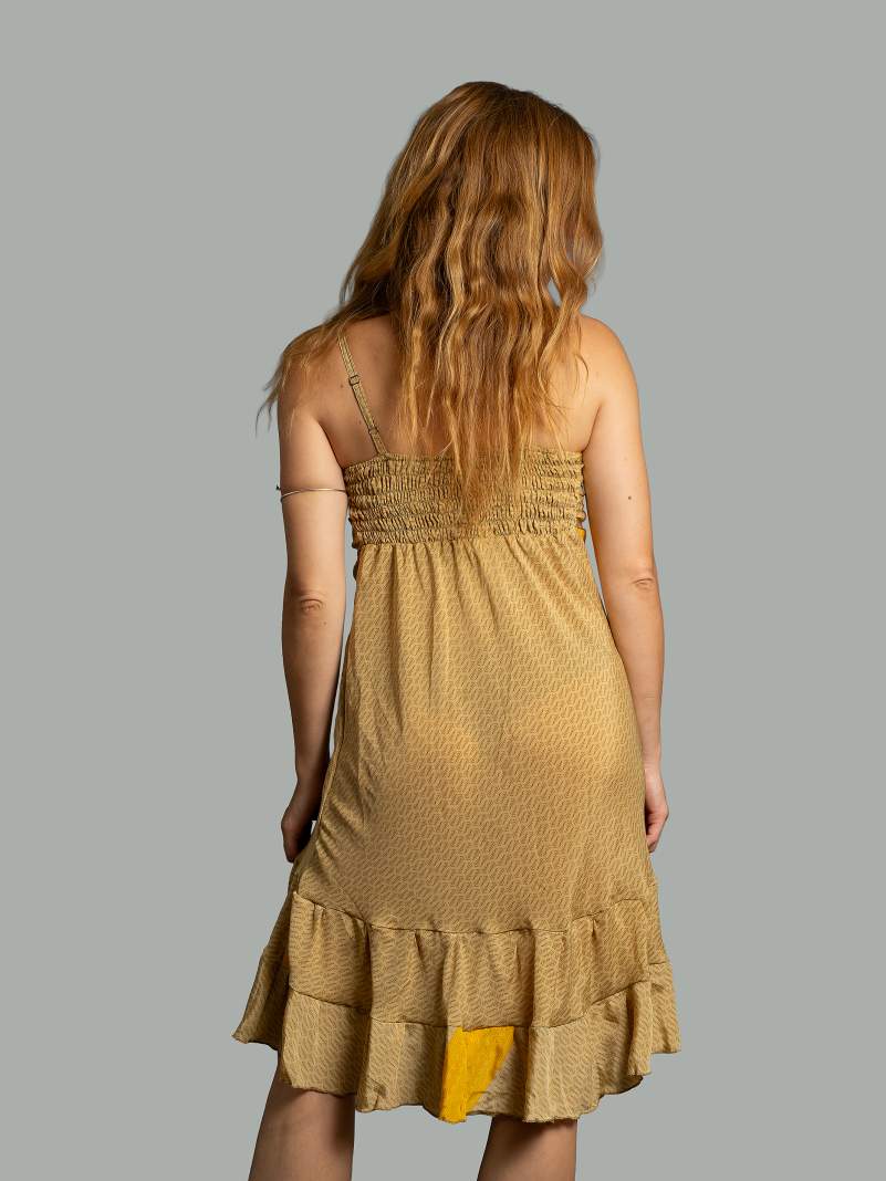 Abitino con spalline ocra - Patna