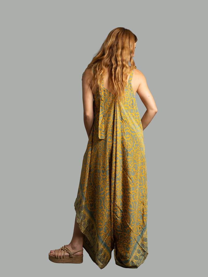 Tuta jumpsuit giallo – Yoga
