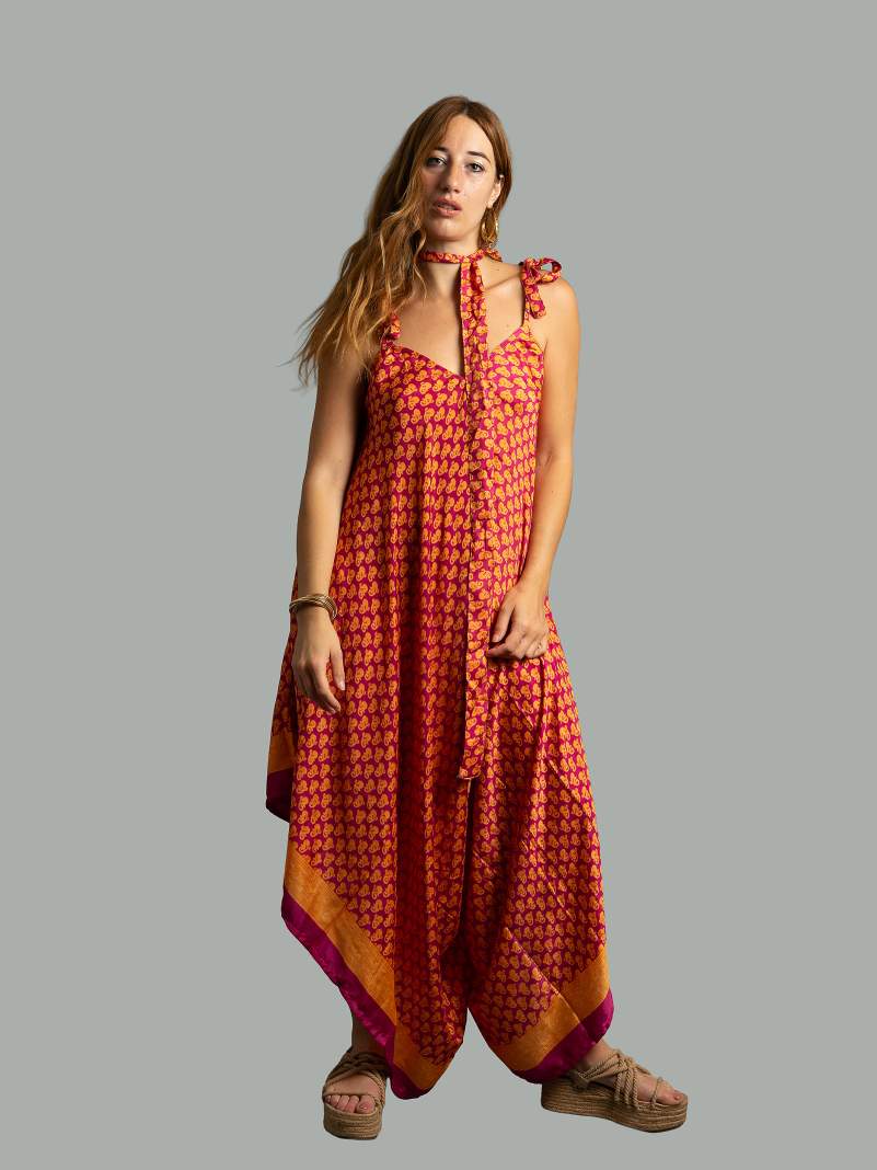 Tuta jumpsuit rosso – Yoga