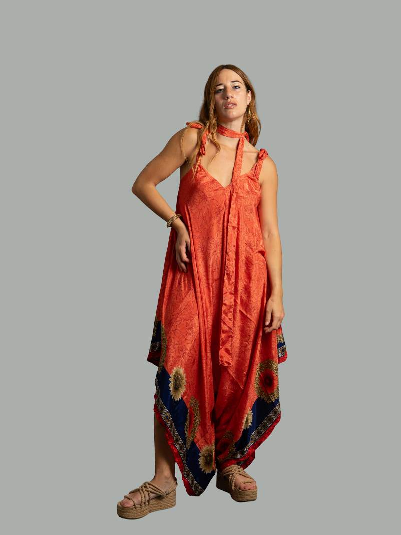 Tuta jumpsuit rosso – Yoga