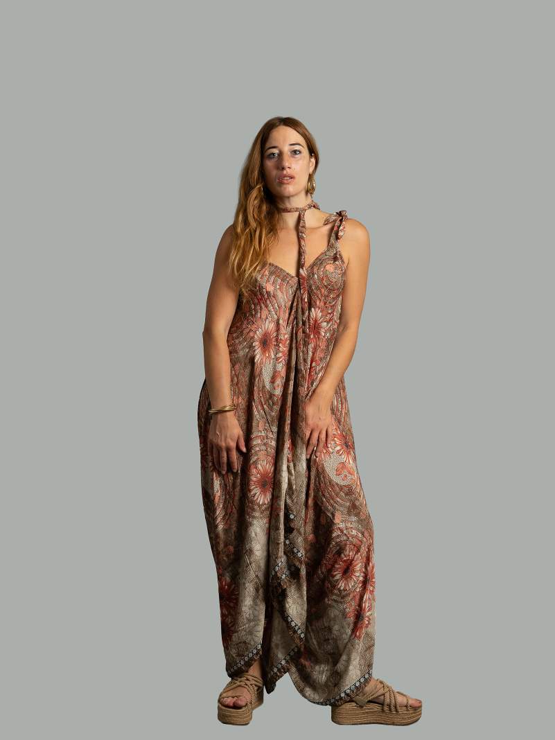 Tuta jumpsuit fiori – Yoga