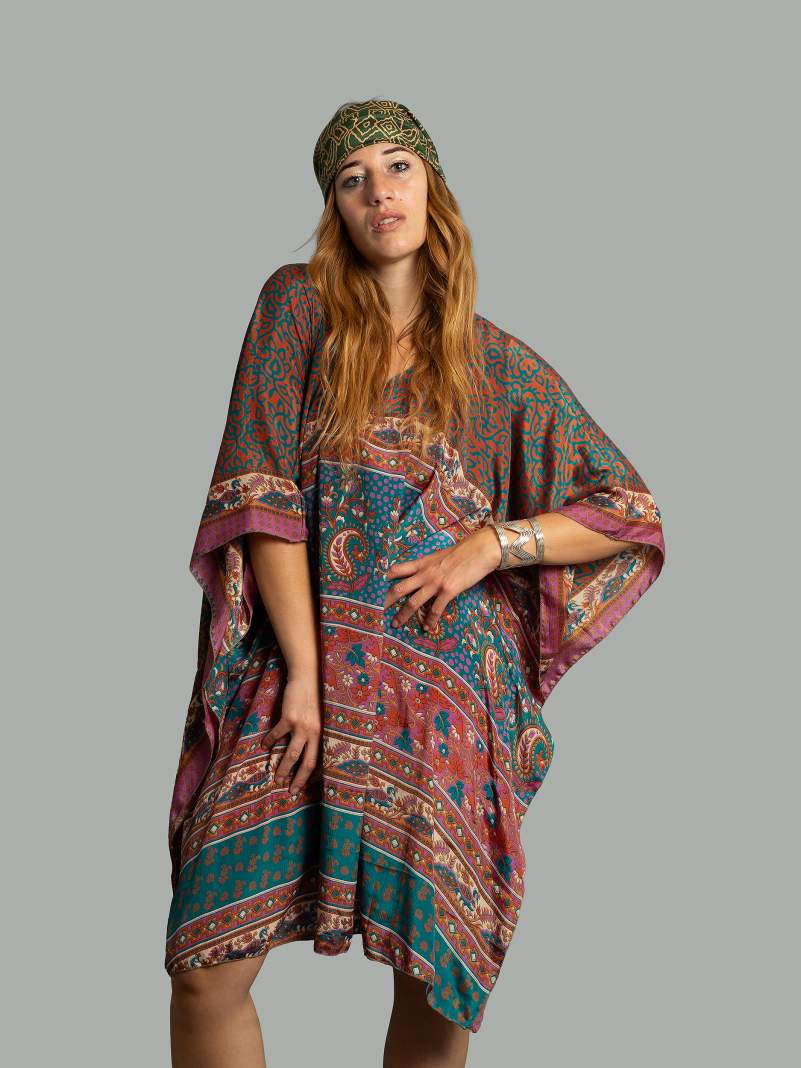 Caftano multicolor