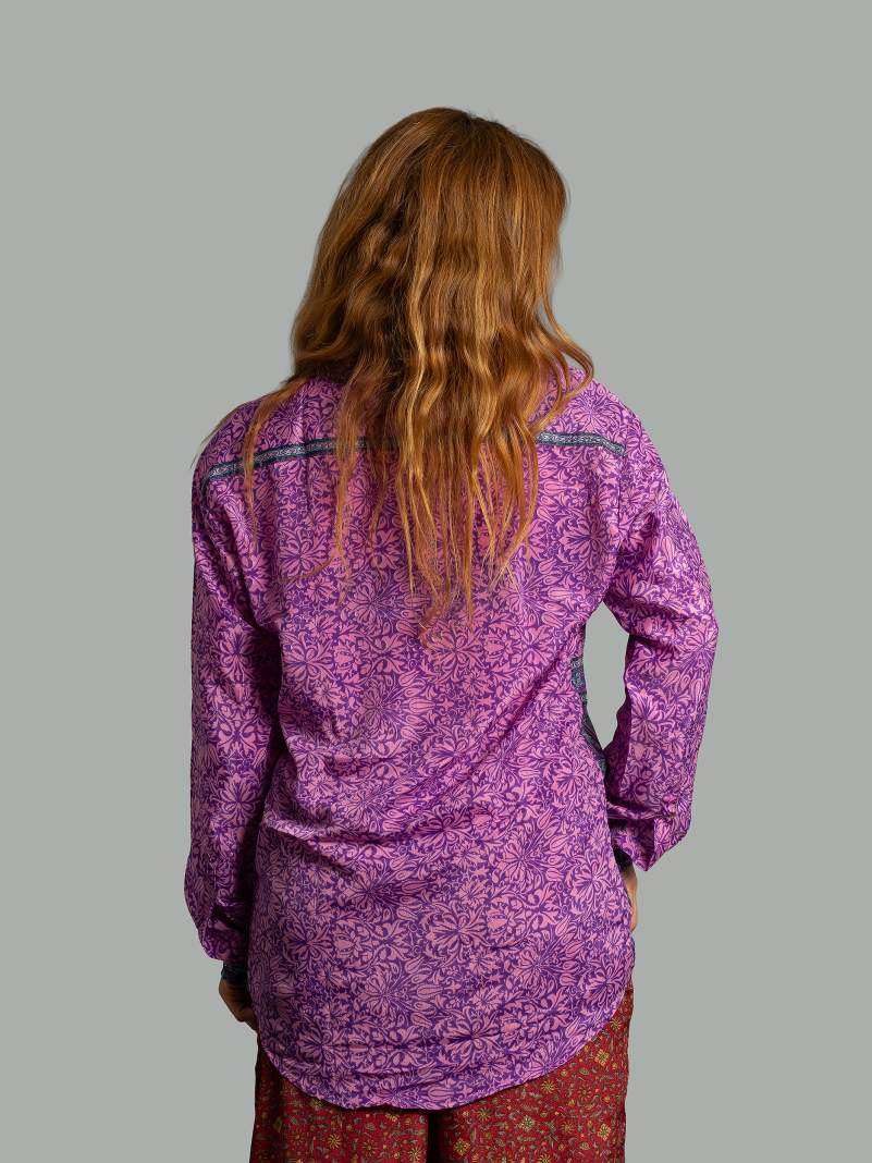 Camicia S/M viola