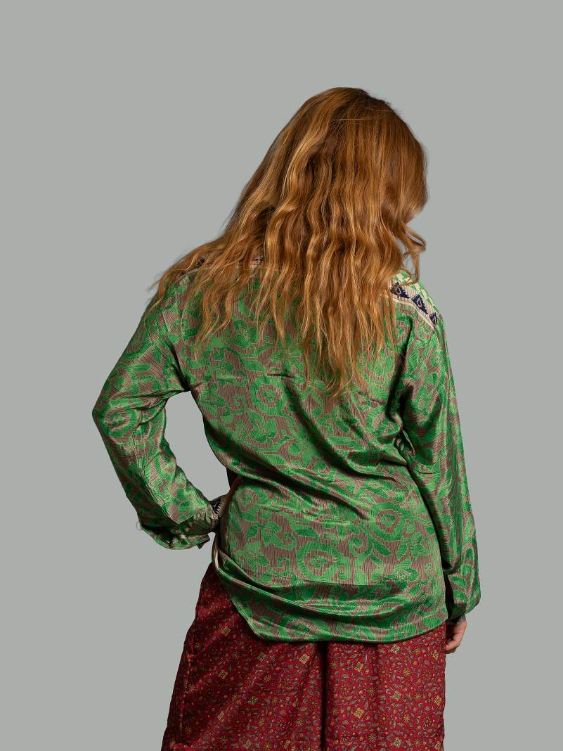 Camicia S/M verde