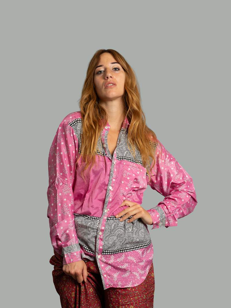 Camicia S/M rosa