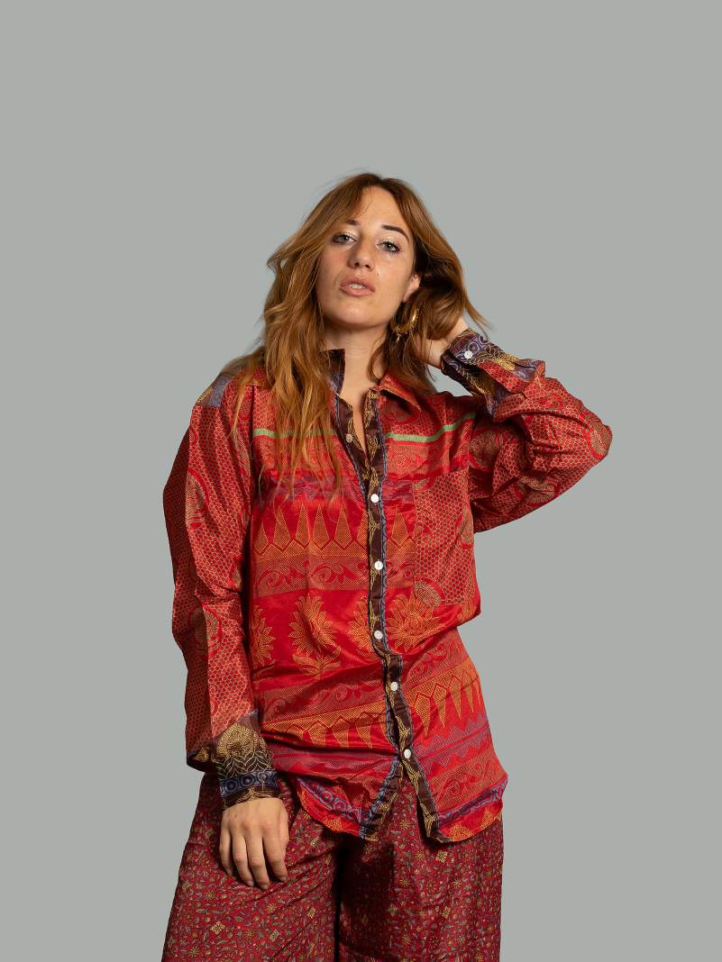 Camicia S/M rosso