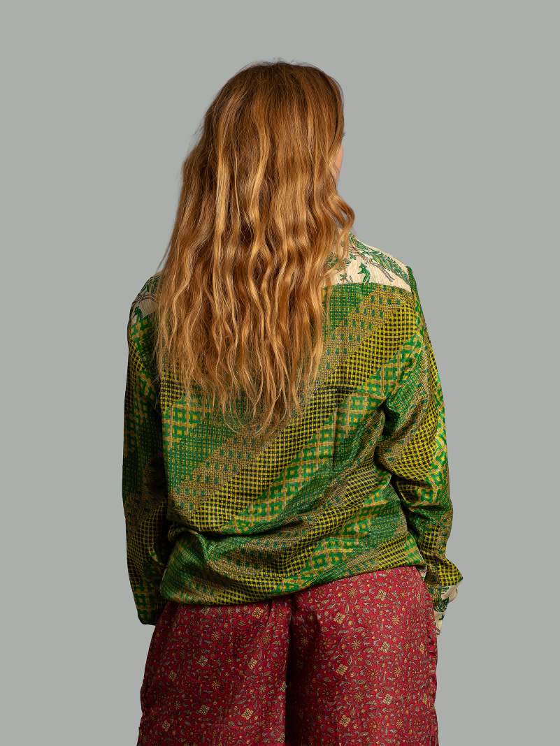 Camicia S/M verde