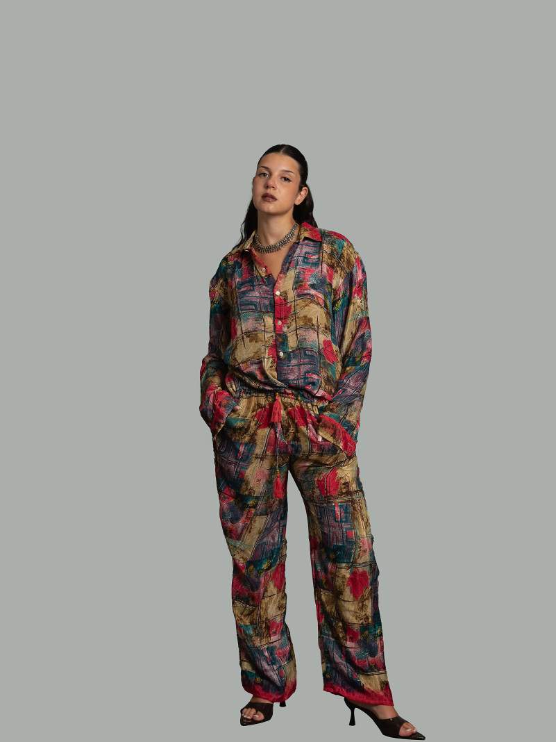 Camicia e Pantalone SM foglie autunnali – Punjabi