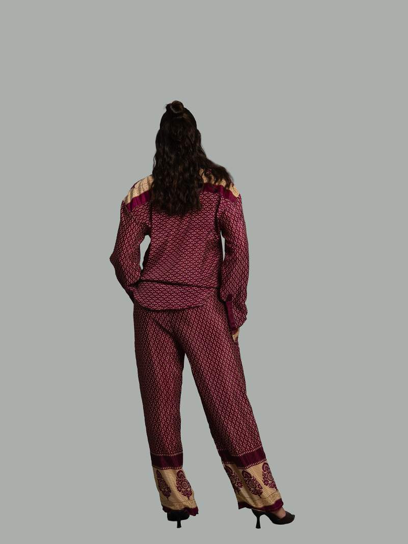 Camicia e Pantalone SM amaranto – Punjabi