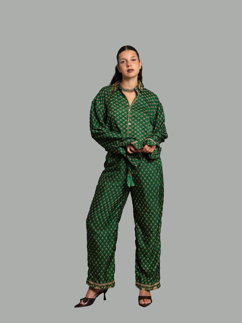 Camicia e Pantalone SM verde – Punjabi