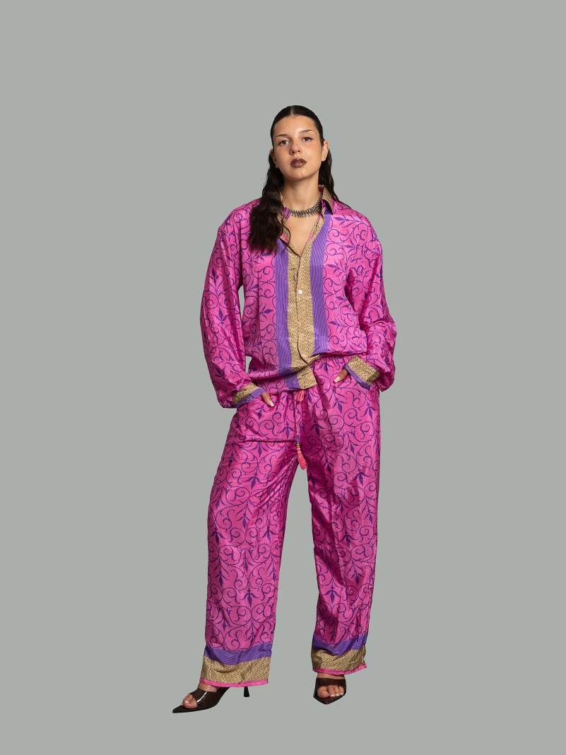 Camicia e Pantalone SM rosa – Punjabi
