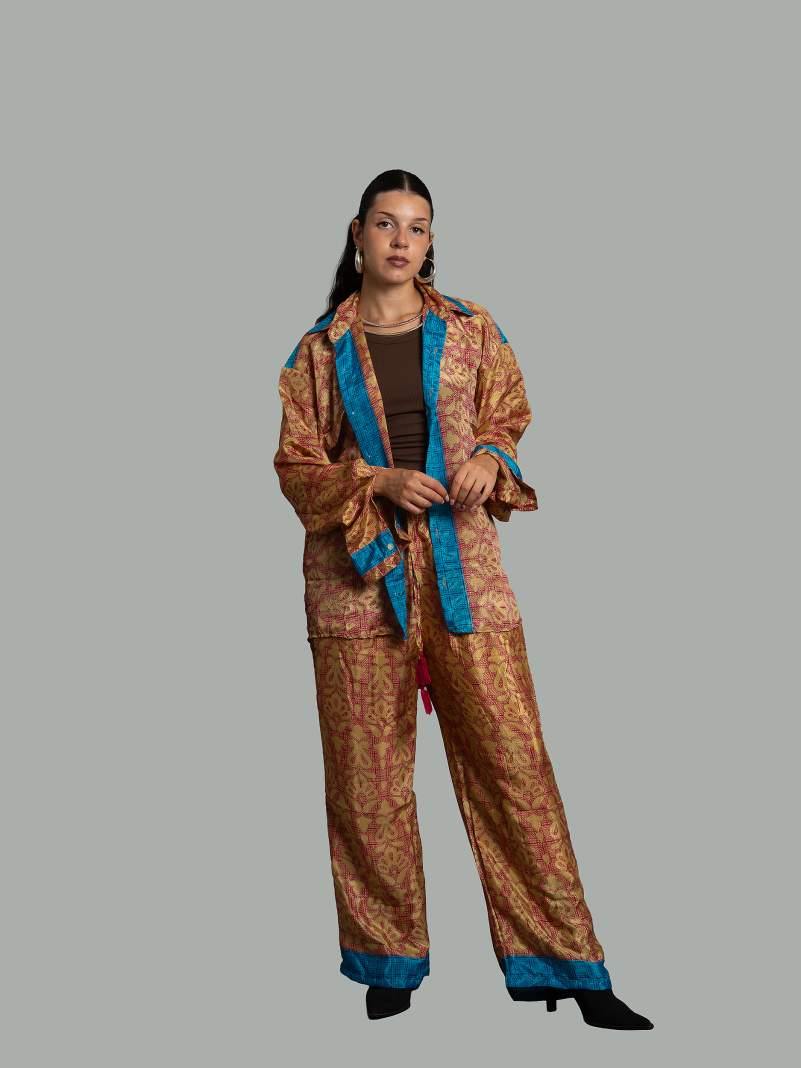 Camicia e Pantalone LXL giallo – Punjabi