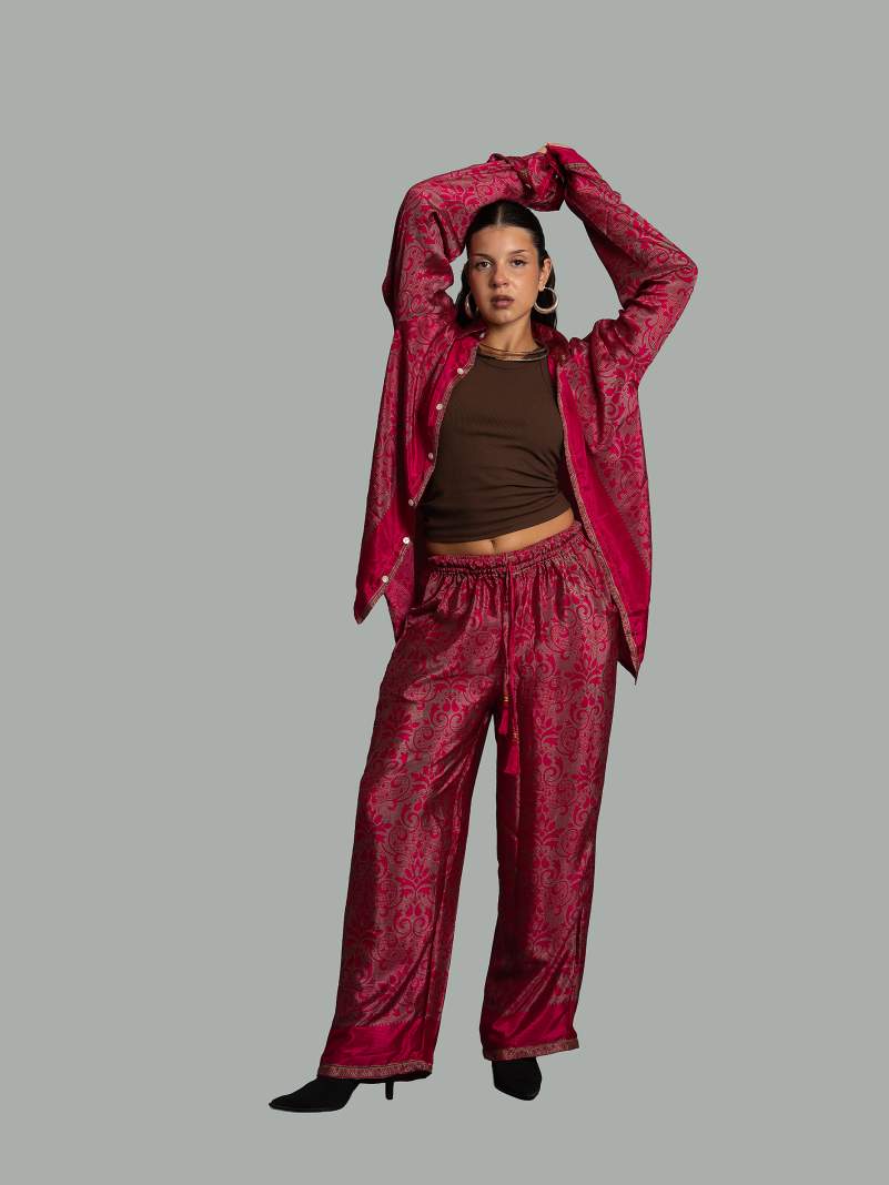 Camicia e Pantalone LXL rosso – Punjabi