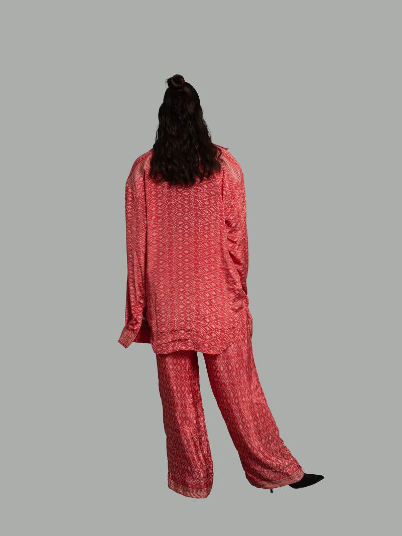 Camicia e Pantalone LXL rosa – Punjabi