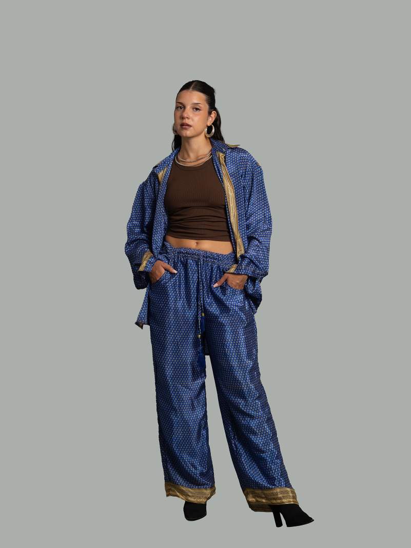 Camicia e Pantalone LXL blu – Punjabi