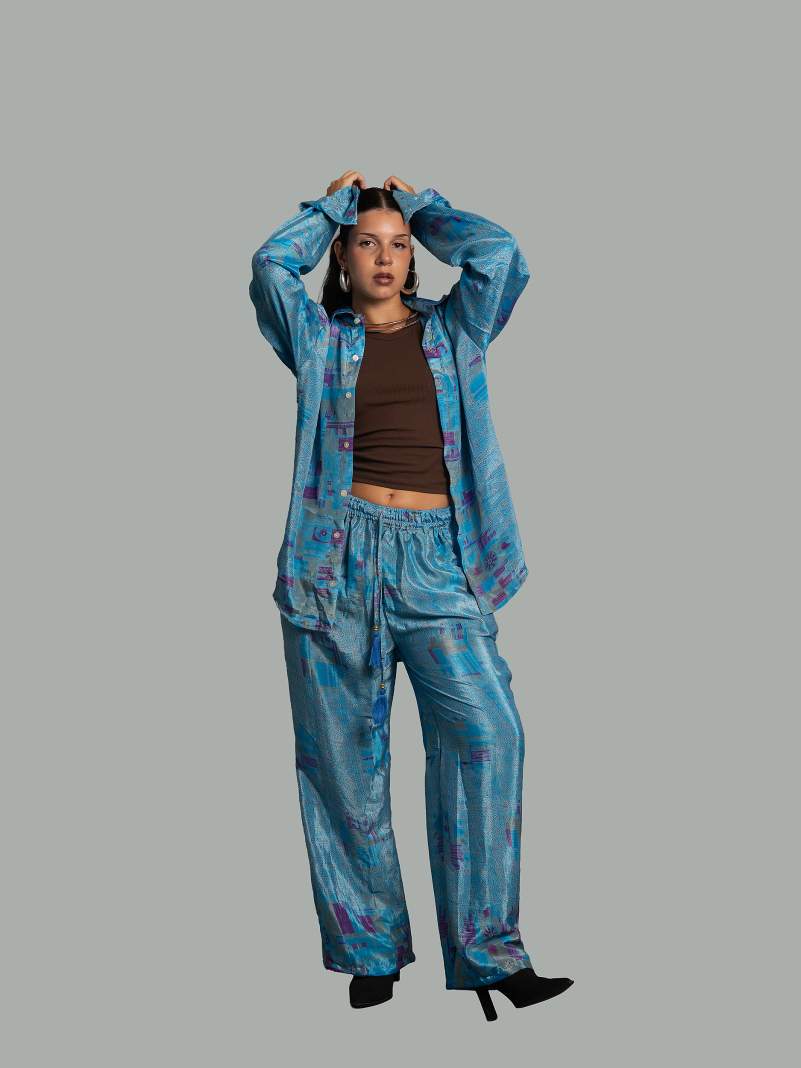 Camicia e Pantalone LXL azzurro – Punjabi