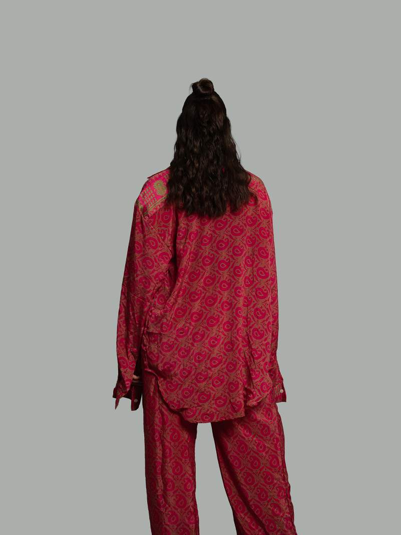 Camicia e Pantalone LXL rosso – Punjabi