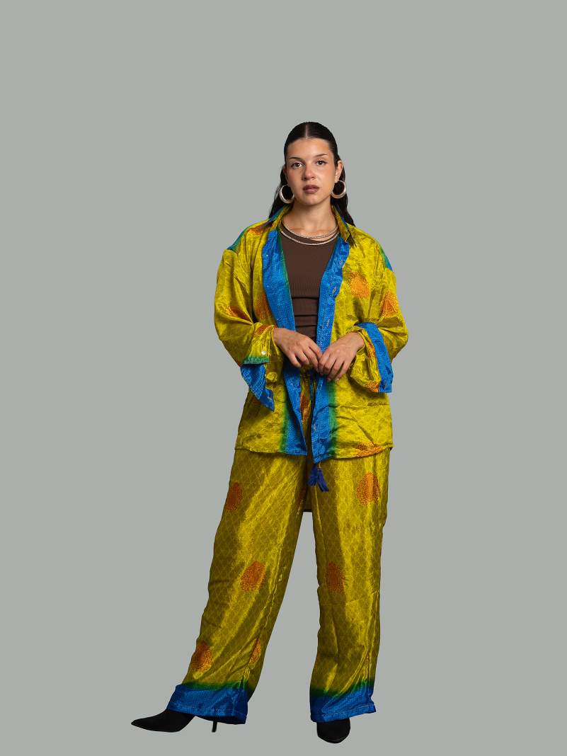 Camicia e Pantalone LXL giallo – Punjabi