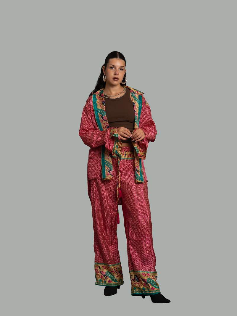 Camicia e Pantalone LXL magenta – Punjabi