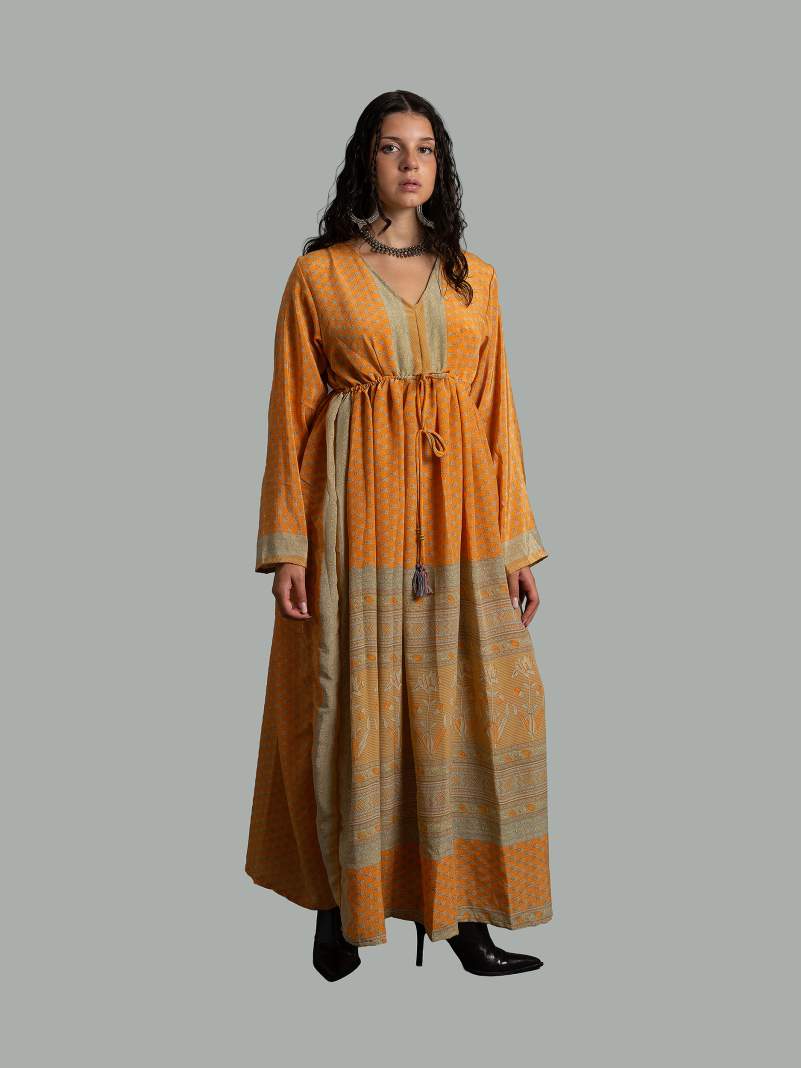 Abito Maniche lunghe arancione - Orissa