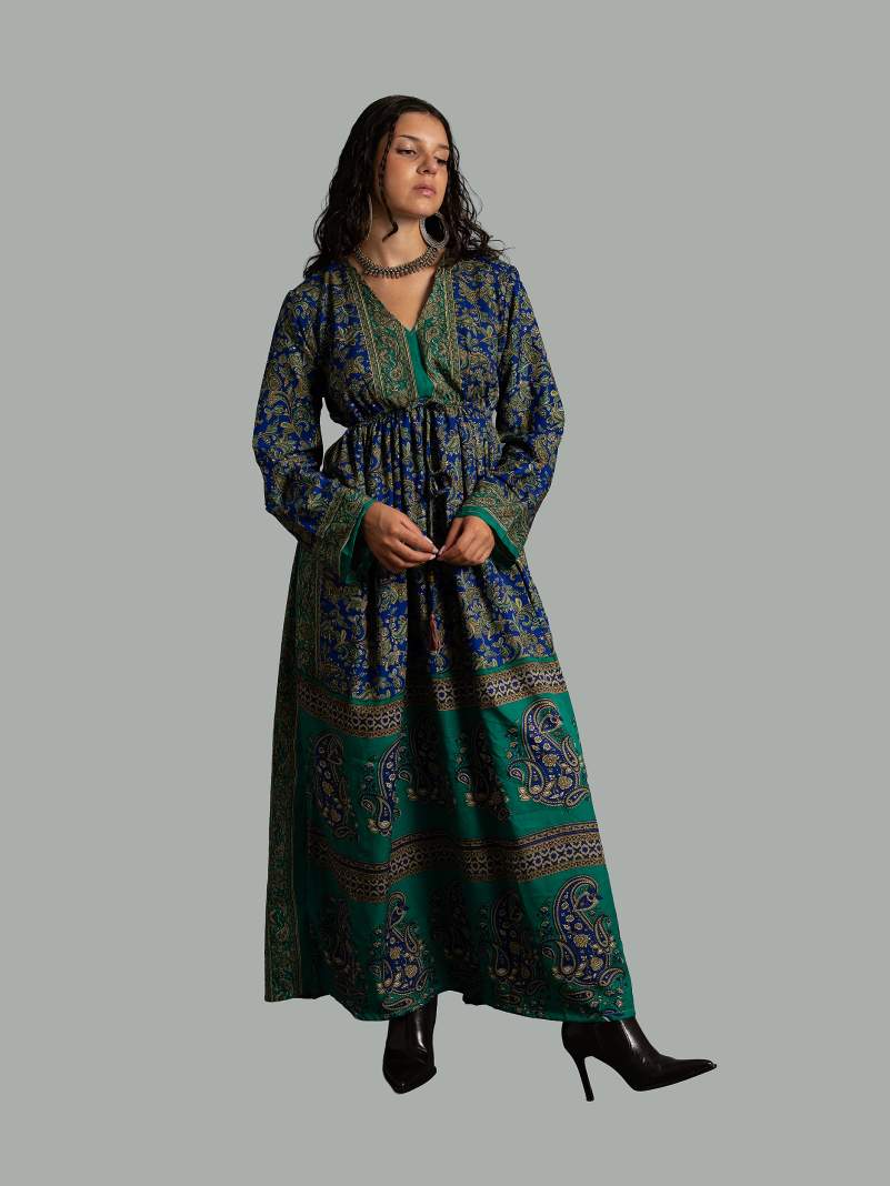 Abito Maniche lunghe blu - Orissa