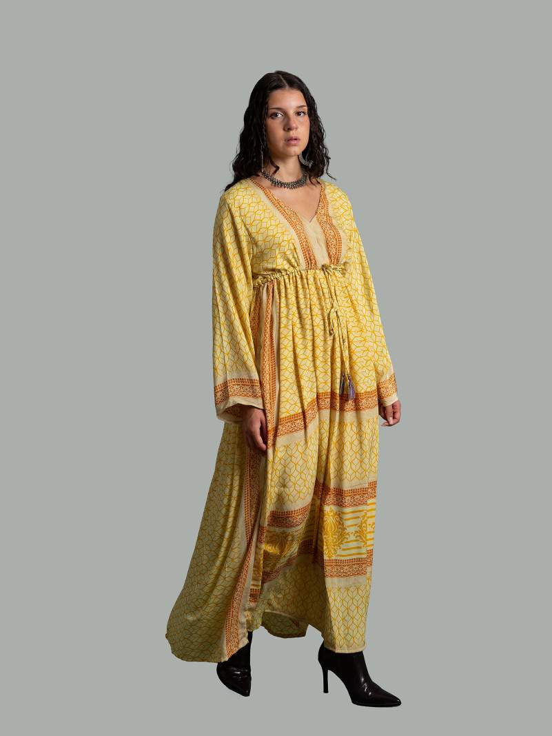Abito Maniche lunghe giallo - Orissa